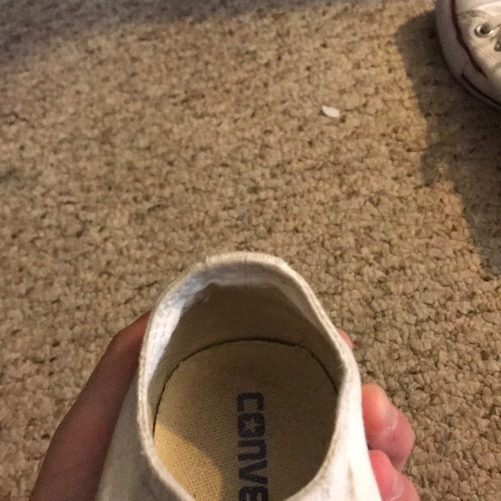 All white Converses - Picture 6 of 7